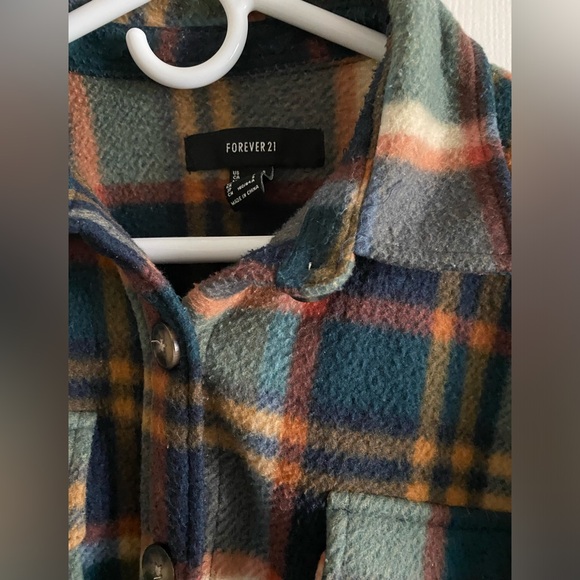 Forever 21 Flannel Shacket - Picture 3 of 4